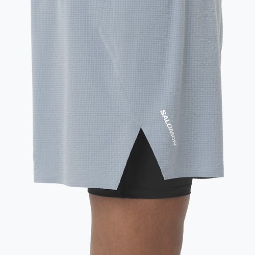 Pánske bežecké šortky Salomon Sense Aero 2IN1 5" trade winds