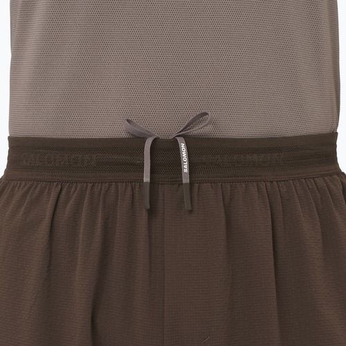 Pánske bežecké šortky Salomon Sense Aero 7" coffee bean