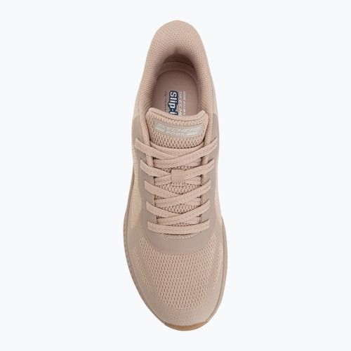 Dámske topánky SKECHERS Bobs Squad 4 Staple Look beige