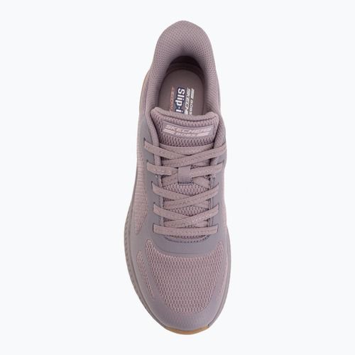 Dámske topánky SKECHERS Bobs Squad 4 Staple Look purple