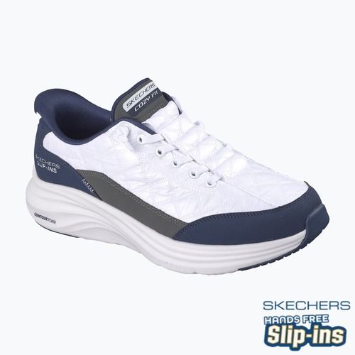 Pánske topánky SKECHERS Contour Foam Cozy Fit white