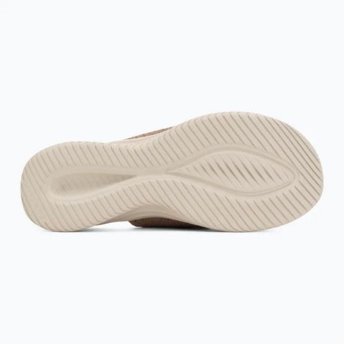Dámske šľapky SKECHERS Ultra Flex 3.0 Rhythm Waves brown