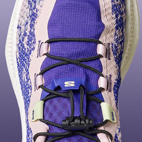 Dámske bežecké topánky Salomon Aero Glide 4 GRVL shadow gray/deep blue/butterfly