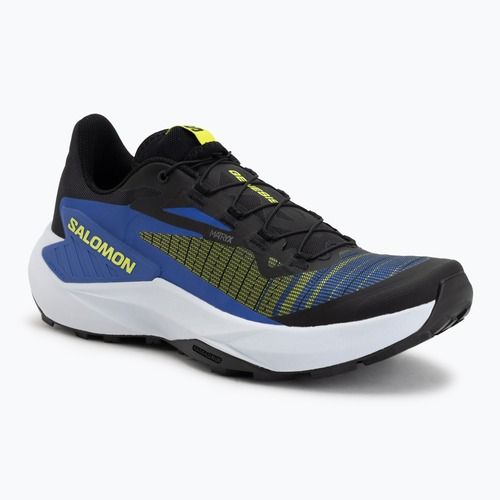 Pánske bežecké topánky Salomon Genesis black/acid lime/bluing