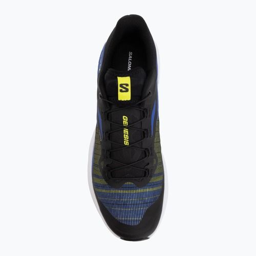 Pánske bežecké topánky Salomon Genesis black/acid lime/bluing