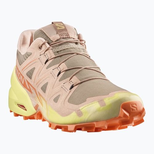 Dámske bežecké topánky Salomon Speedcross 6 burro/sunny lime/almond cream