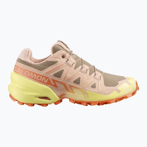 Dámske bežecké topánky Salomon Speedcross 6 burro/sunny lime/almond cream