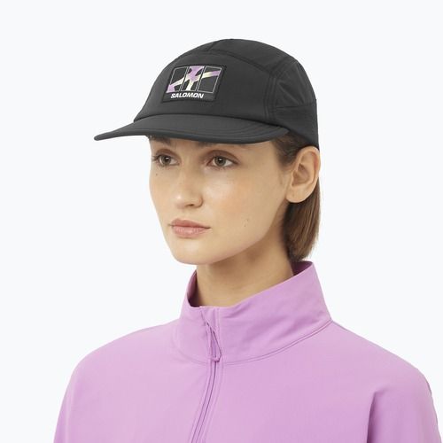 Šiltovka Salomon Sense Aero pink frosting/acid lime