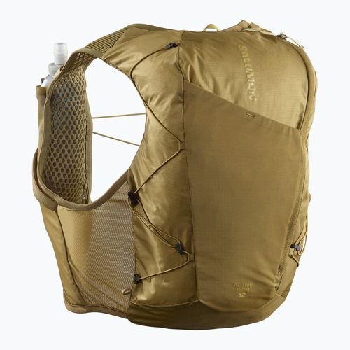 Bežecká vesta Salomon Active Skin 12 Set brilliant olive/willow