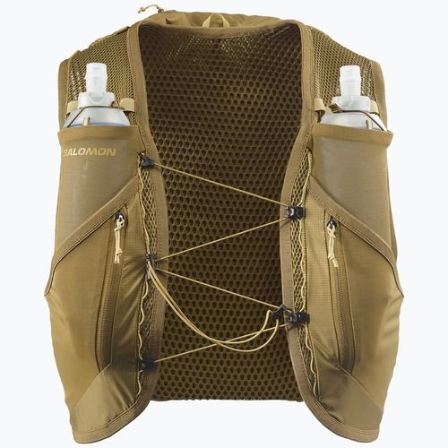 Bežecká vesta Salomon Active Skin 12 Set brilliant olive/willow