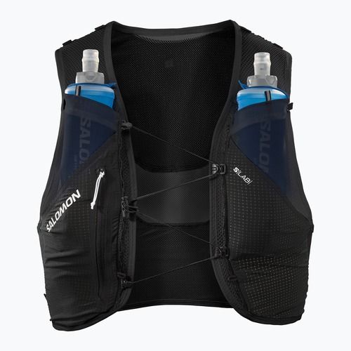 Bežecká vesta Salomon S/Lab Pulsar with 3 Flasks black/white