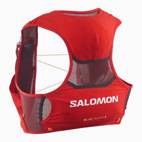 Bežecká vesta Salomon S/Lab Pulsar 3 Set fiery red/andorra/orange pop