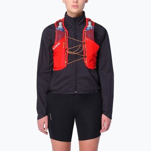 Bežecká vesta Salomon S/Lab Pulsar 3 Set fiery red/andorra/orange pop
