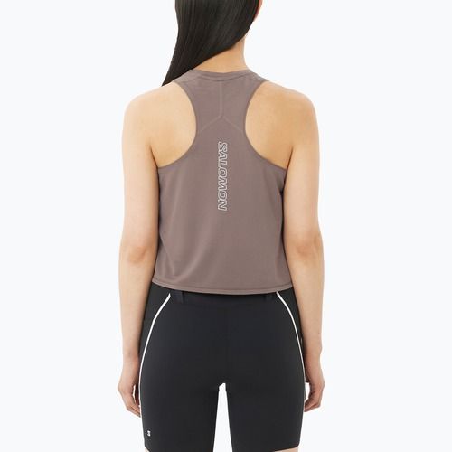 Dámske bežecké tričko Salomon Sense Aero Short Tank iron