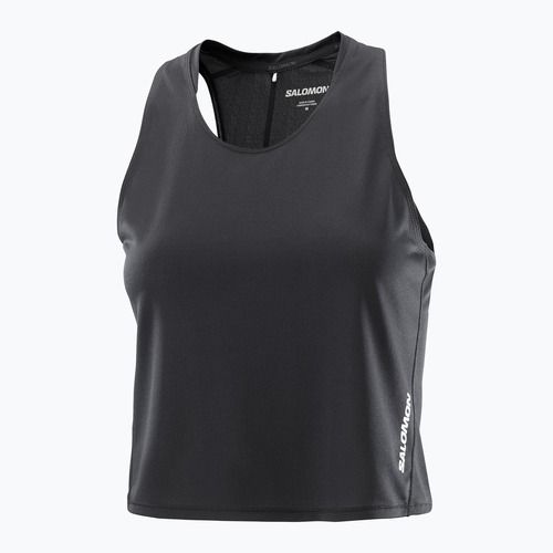 Dámske bežecké tričko Salomon Sense Aero Short Tank deep black