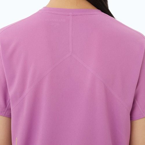 Dámske bežecké tričko Salomon Sense Aero SS Tee GFX iris orchid/acid lime