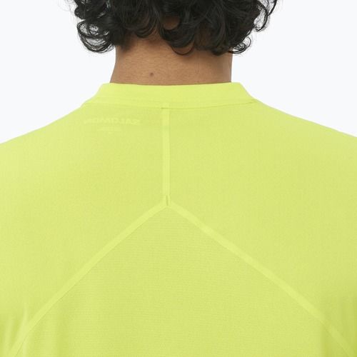 Pánske bežecké tričko Salomon Sense Aero SS Tee GFX acid lime