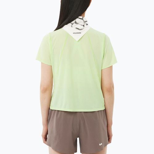 Dámske bežecké tričko Salomon Shakeout Air Cropp butterfly