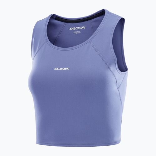 Dámske bežecké tričko Salomon SHAKEout Bliss Tanklette marlin