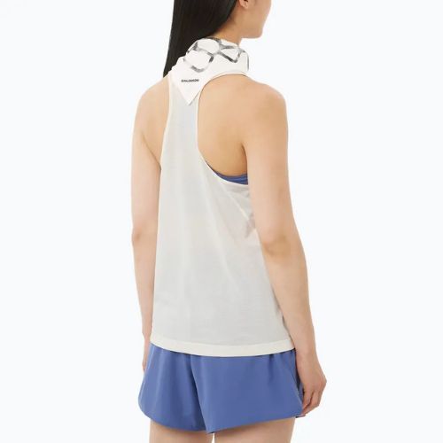 Dámske bežecké tričko Salomon Shakeout Core Tank whisper white