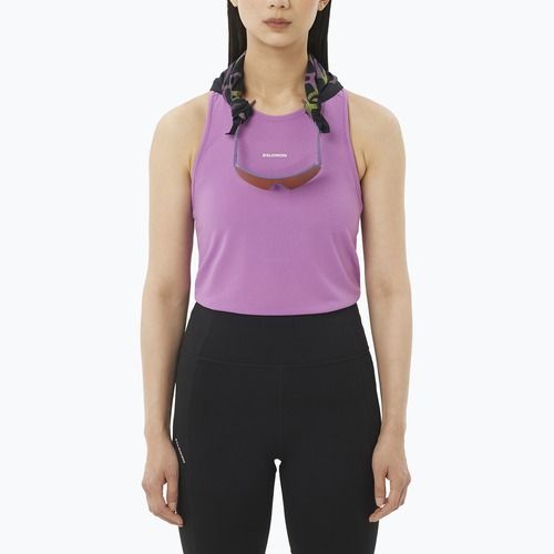 Dámske bežecké tričko Salomon Shakeout Core Tank iris orchid