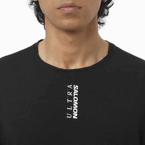 Pánske bežecké tričko Salomon Ultra Tee deep black