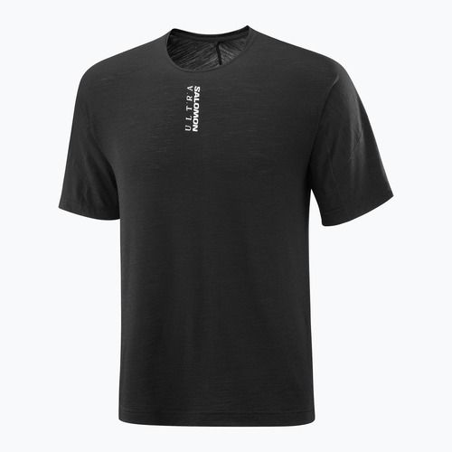 Pánske bežecké tričko Salomon Ultra Tee deep black