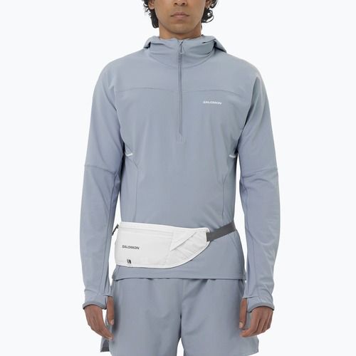Pánska bežecká bunda Salomon Sense Aero Hybrid Half Zip Hooded trade winds
