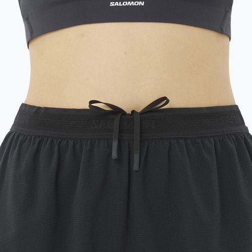 Dámske bežecké šortky Salomon Sense SPLT 3" deep black