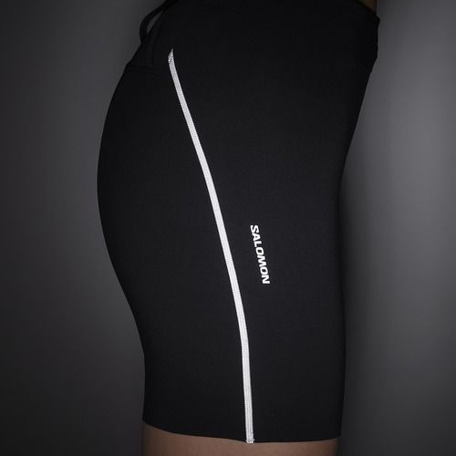 Dámske bežecké šortky Salomon Sense Stow 6" deep black