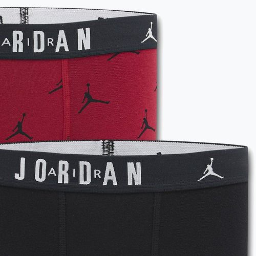 Detské boxerky Nike Jordan JHB Flight Cotton Essential 3 pairs gym red