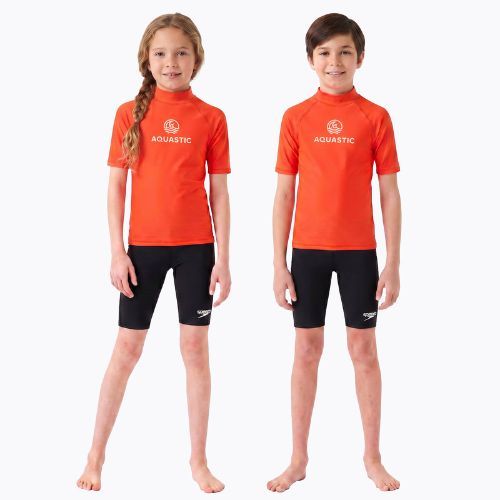 Detské tričko AQUASTIC Rimos UV 50+ UPF orange