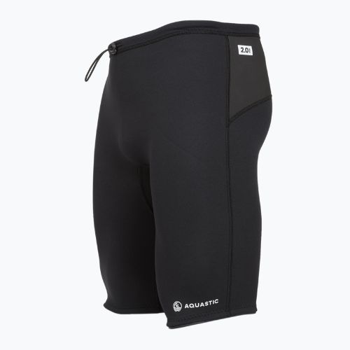 Neoprénové šortky pánske AQUASTIC SeaFlex 2.0 mm čierna
