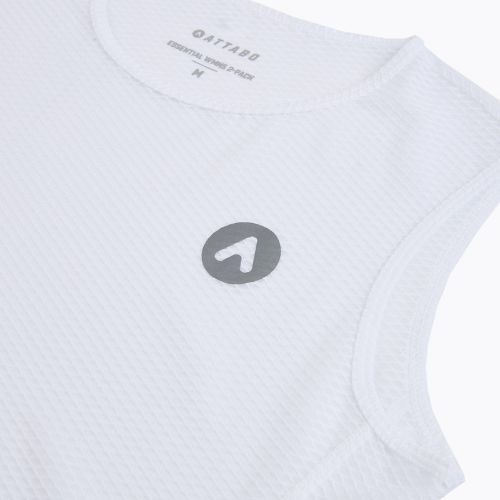 Dámske cyklistické tričko ATTABO Essential WMNS 2 pcs. white