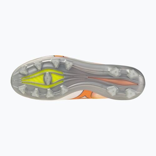 Kopačky  Mizuno Alpha III Japan FG white/lava orange/evening primrose