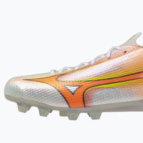 Kopačky  Mizuno Alpha III Japan FG white/lava orange/evening primrose