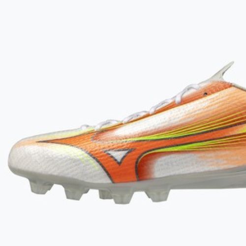 Kopačky  Mizuno Alfa III Pro FG white/lava orange/evening primrose