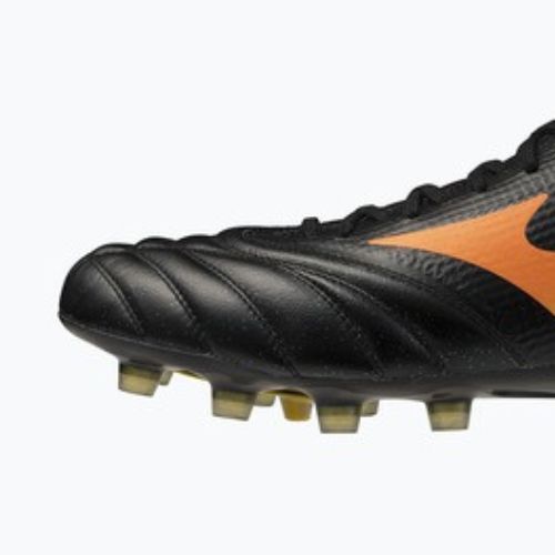Kopačky  Mizuno Morelia Neo V β Elite FG black/lava orange/arcadia
