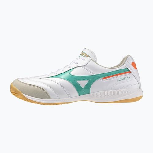 Kopačky  Mizuno Morelia Sala Elite IN white/arcadia/lava orange