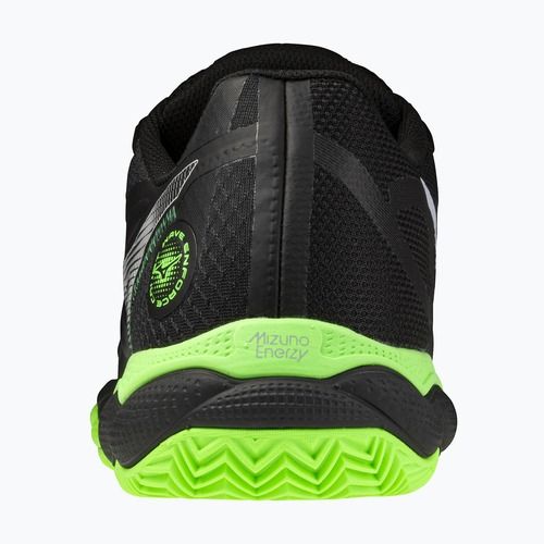 Topánky na padel Mizuno Wave Enforce Court Padel black/foliage green/glowing ap