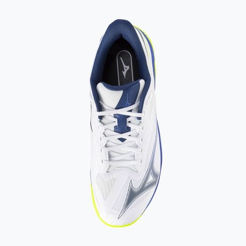 Tenisové topánky Mizuno Wave Exceed Court AC white/dazzling blue/lightning