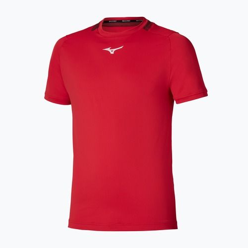 Pánske tenisové tričko Mizuno 62GAA001 Tee fiery red