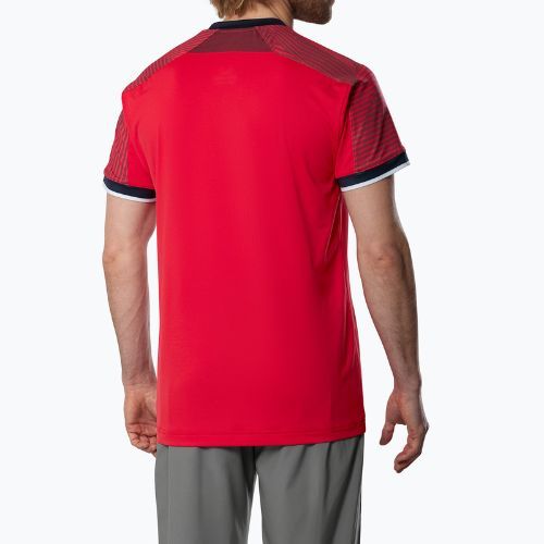 Pánske tričko Mizuno Stargazer Shadow Tee fiery red