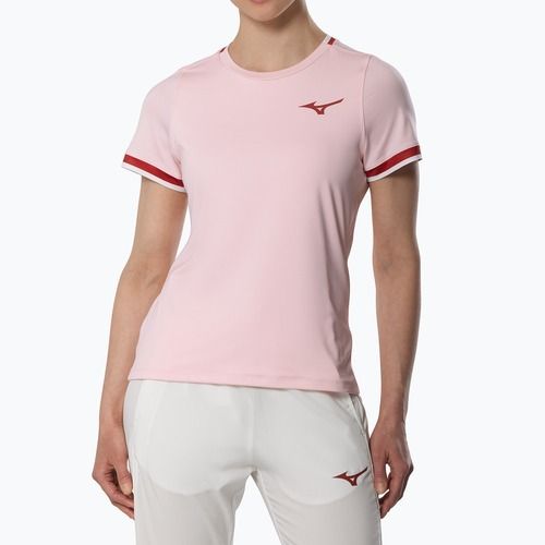 Dámske tenisové tričko Mizuno Stargazer Tee pinkesque
