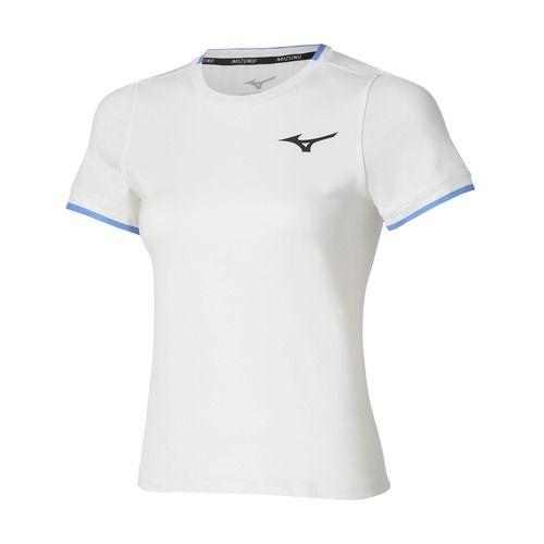 Dámske tenisové tričko Mizuno Stargazer Tee white