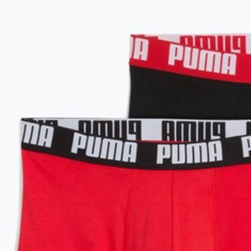 Pánske boxerky PUMA Everyday Basic 2 páry red/black