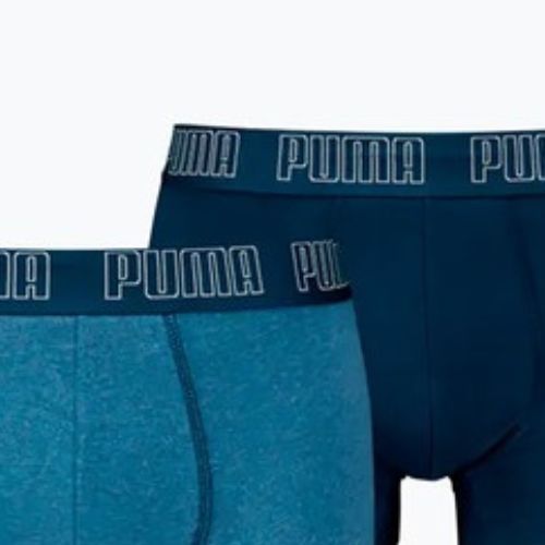 Pánske boxerky PUMA Everyday Trunk 2 páry light blue melange
