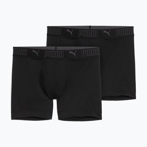 Pánske boxerky PUMA Sport Microfiber 2 páry black