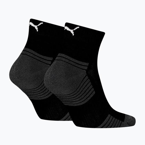 Ponožky PUMA Sport Cushioned Quarter 2 pairs black