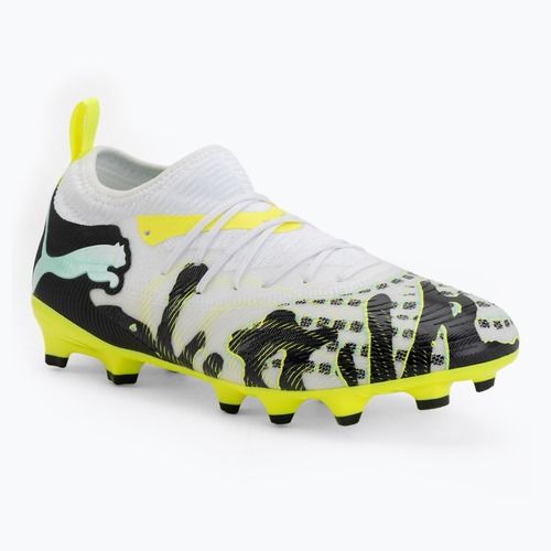 Detské kopačky PUMA Future 9 Match Creativity Fg/Ag Jr yellow alert/mint jelly/puma white/puma black